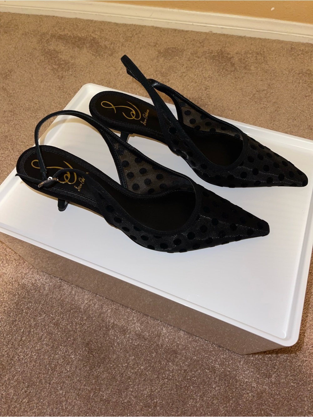 Sam Edelman Bianka Slingback Mesh Pointed Toe Pump, Women’s Size 7.5 - Picture 12 of 15